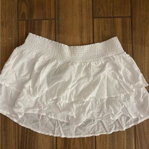 Wild Fable White Ruffled Mini Skirt